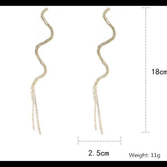 Long Tassel Earrings - Picture 6 of 9